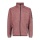 CMP Fleece Jacket Knit-Tech with Stand-Up Collar Red Men